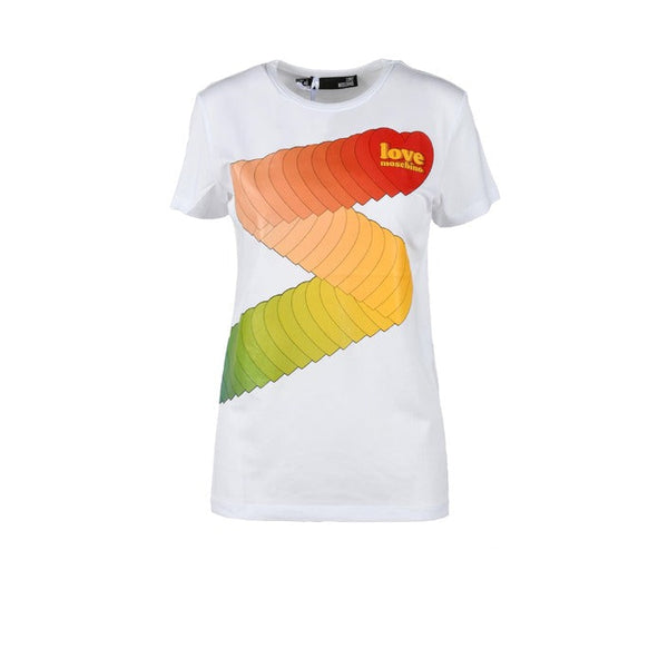 Love Moschino - Clothing T-shirts - white / 38