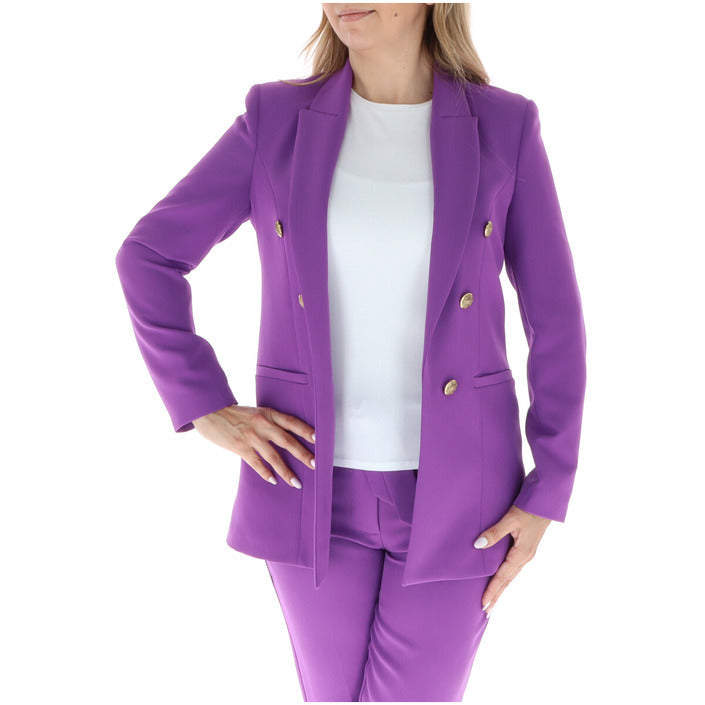 Sol Wears Women - Clothing Blazer - purple / 40