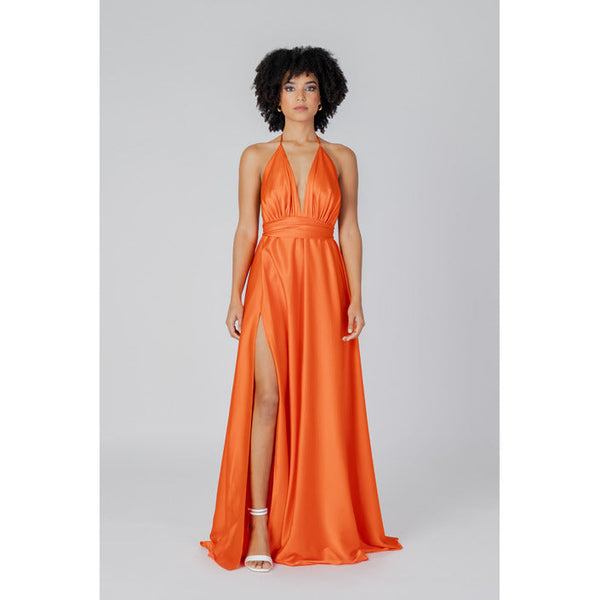 Sol Wears Women - Clothing Dresses - orange / XS
